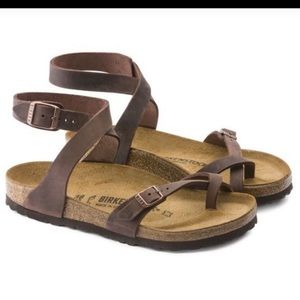 RARE! Birkenstock Yara Oiled Leather Size 38